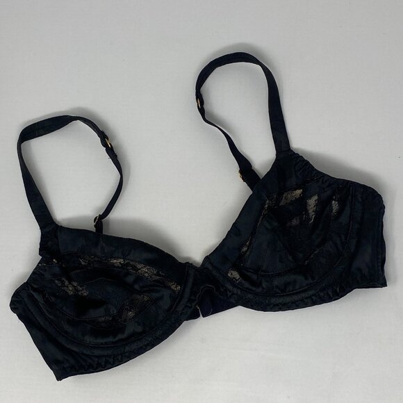 Agent Provocateur Harriette Soiree Black Bra 34C - Picture 3 of 8